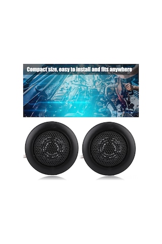 Springsun 120w 12v Dc Oto Saf Yüksek Ses Hoparlörü - Pe Kapaklı, Küçük Boy, Kolay Kurulum, Tüm Araç Ses Sistemlerine Uyumlu