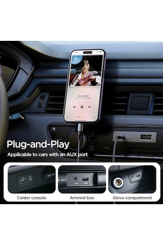 Joyroom Sy-a06 Ses Aktarım Çevirici Aux Audio Kablo Lightning Den 3.5mm