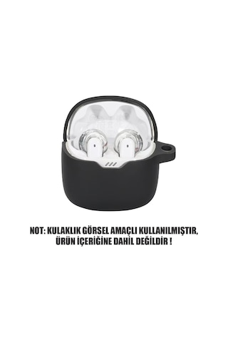 Microsonic Jbl Tune Flex 2 Mat Silikon Kılıf Siyah