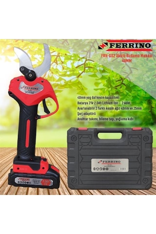 Ferrino G02 40mm Akülü Budama Makası Sensörlü 21v 2.0ah