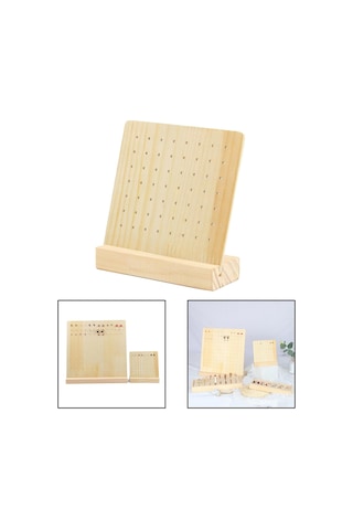 Homyl Takı Rafı Ekranı Gösterisi Için Kompakt 28-çift-delik 28 Çift Delik