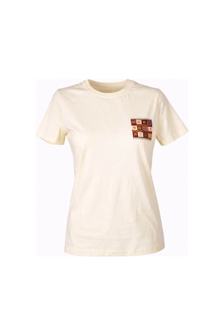Trender 26yl71595001 Sarı Kadın T-shirt Etnik Desen Sarı