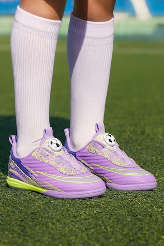 Mini Bonito Üniseks Yeni Nesil Mekanizmalı Futbol Halı Saha Ayakkabısı Lila