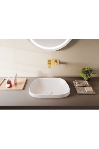 VitrA Frame Tezgah Üstü Tv Lavabo 57 CM Beyaz 5653B403-0016