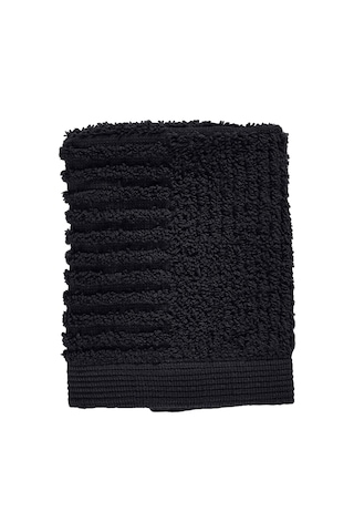 Klasik Yüz Havlusu Siyah%100 Pamuk 30x30 Cm Çok Renkli