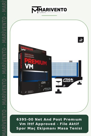 6395-00 Net And Post Premıum Vm Ittf Approved - File Aktif Spor Maç Ekipmanı Masa Tenisi Belirtilmemiş