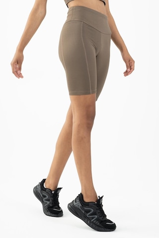 Maraton Active Slimfit Kadın Şort Koşu Kakao Şort 22280-kakao