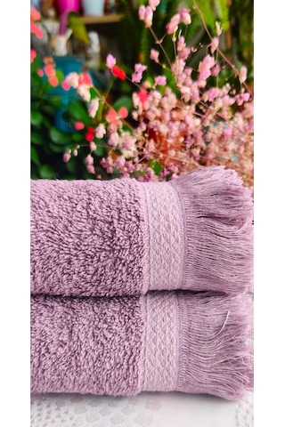 2'li Set Saçaklı Desen Çeyizlik 35x60 Cm. Mutfak Havlu Seti Renkli
