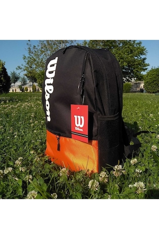 Shopiolog Wilson Turuncu Sırt Çantası Unisex Çift Gözlü Çanta Turuncu