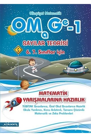 Altın Nokta Yayınları Omage 6.7.8. Sınıf Matematik Yarışmalarına Hazırlık Seti 2 Kitap