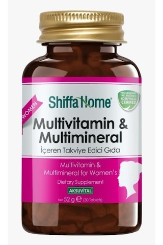 Shiffa Home Kadınlar İçin Multivitamin & Multimineral 30 Tablet Shiffa Home Kadınlar İçin Multivitamin & Multimineral 30 Tablet
