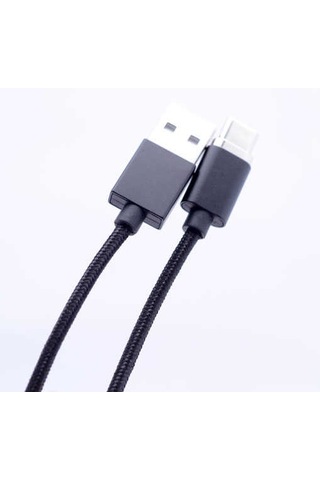 Ekılıf - Lightning Usb Metal Manyetic Uçlu Kablo - Siyah - T5067 Siyah