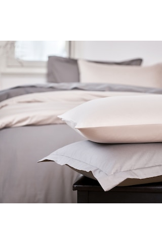 Linens Mix&Match Saten Standart Yastık Kılıfı Seti Taş