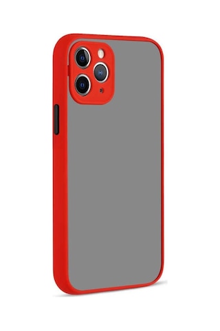 Apple Uyumlu iPhone 11 Pro Kılıf Zore Hux Düğme Ve Kapak Zıt Renk Kılıf
