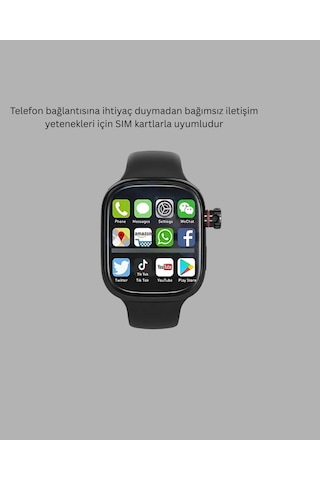 Sım Kartlı Akıllı Saat Adımsayar Ve Nabız Ölçerli Deri Kordon Tasarım