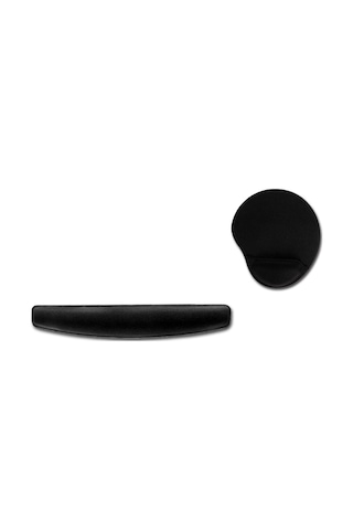 Oval Ergopad Klavye Pad+ Mause Bilek Destekli Ergonomik Klavye Mouse Pad Set Dayanıklı Kolay Yazma, Agrı Kesici Nefes