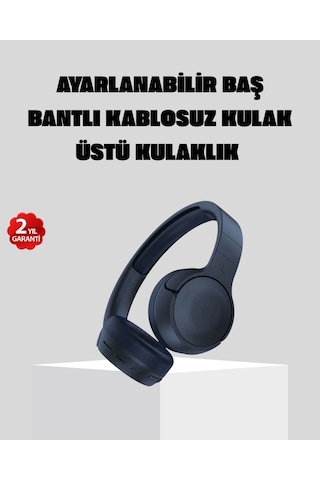Ceylan Adam Kablosuz Bluetooth Kulaklık 5.0 18 Saat Kullanım Dinamik Sürücü Siyah