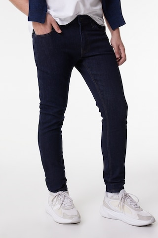 Lee Malone Skinny Fit Dar Kesim Normal Bel Koyu Mavi Esnek Jean Kot Pantolon L73607536 Mavi