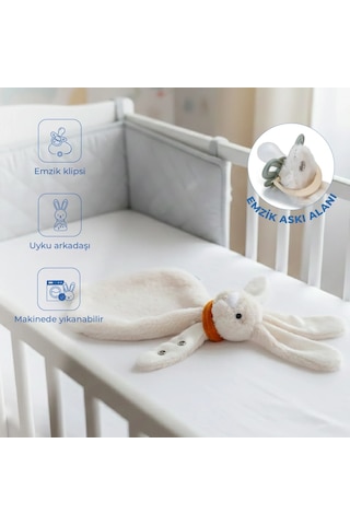 Babyjem Emzik Askılı Tavşan Uyku Arkadaşı Taş