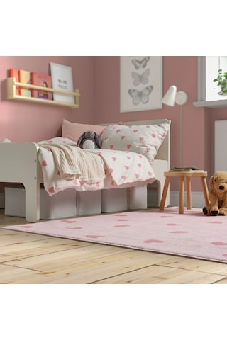 Ikea Barndröm Çocuk Oyun Halısı 133 X 160 Cm Pembe - Açık Pembe Çok Renkli