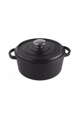 Porland Sapore Siyah Döküm Derin Tencere 20 Cm 04fst002567 Siyah