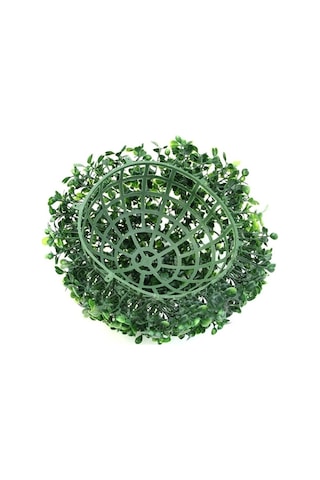 Rüzgar Yapay Çiçekçilik 28 Cm Şimşir Top Yeşil