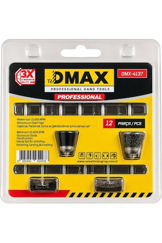 Dmax Dmx-4137 Taşlama Ve Fırçalama Gravür Seti 12 Parça