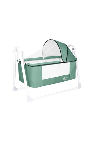 Chubby Baby First Class Portatif-keten Tenteli Sepet Beşik Silinebilir Kumaş Yeşil