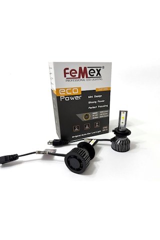 Yeni Eco Power H7 Şimşek Etkili Led Xenon Fanlı 50w 9000 Lumen