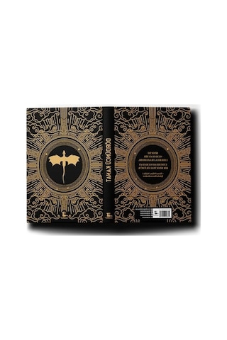 Hardcover Dördüncü Kanat Defter - Türkçe İçerik 124-Pembe