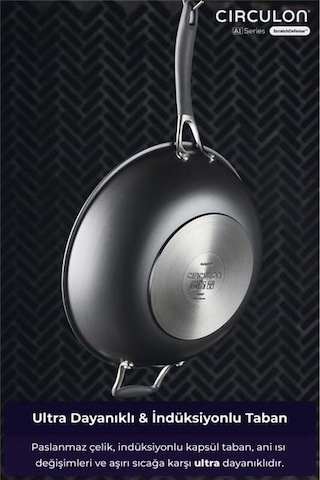 Circulon Wok Tava 34 Cm siyah