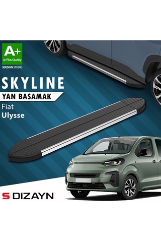 S-dizayn Fiat Ulysse Skyline Krom Yan Basamak 213 Cm 2022 Üzeri A+ Kalite