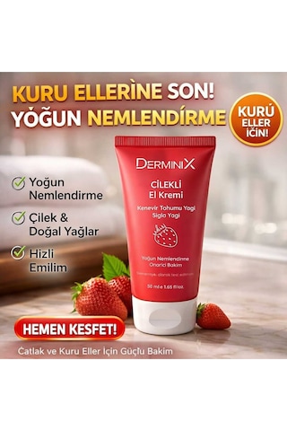 Çilek El Kremi 50ml