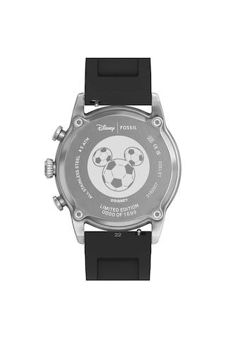 Fossil Fle1203 Disney X Fossil Limited-edition Mickey Mouse Soccer Erkek Kol Saati Metalik Gri