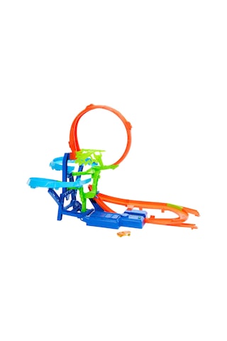 Hot Wheels Akrobasi Pistleri™ Havada Çarpışma Oyun Seti, Oyuncak Araba, Motorlu Hızlandırıcı Jfd12