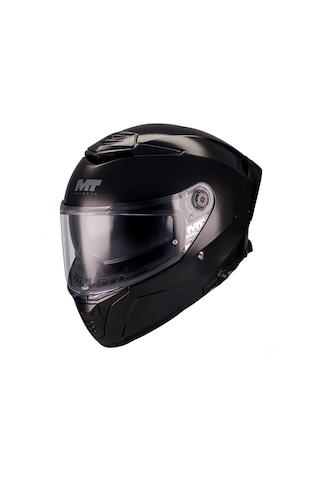 Kask Mt Ff18sv Thunder 4 Sv Pure A1 Parlak Siyah Full Face Kapalı Kask Diğer