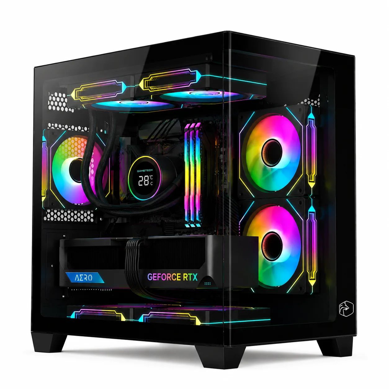 Ramtech RMT-N11F-03 R5-7500F 16 GB 480 GB RTX5060 SSD 24'' Dos Masaüstü Bilgisayar