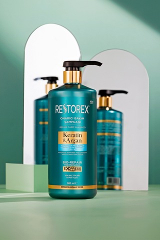 Keratin & Argan Onarıcı Şampuan 900 Ml Kırılma Karşıtı Güçlendirme