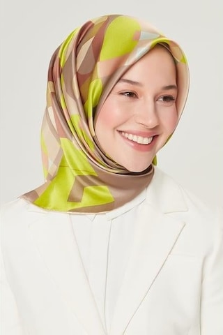 Armine İpek Eşarp Nostalji - 8526-25 Fıstık Twill Fıstık