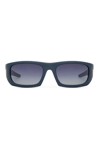 Despada Ds 2484 C3 60 Unisex Geometrik Mavi Kemik Güneş Gözlüğü Mavi