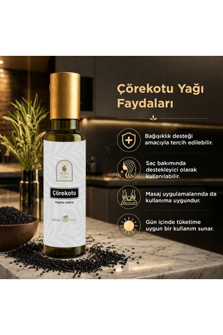 Sera Natura Saf Ve Soğuk Sıkım Çörekotu Yağı 250 ML