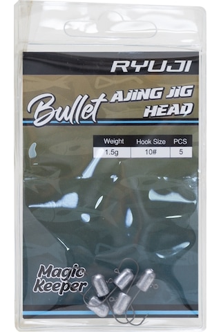 Ryuji Bullet Ajing 10 Jig Head 1,5gr 1.5Gr