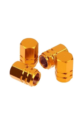 Alüminyum Sibop Kapağı 4'lü Set Gold Sarı