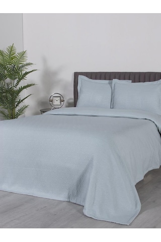 Yatak Örtüsü Marisa Nefes Alabilen, Hafif Ve Şık Tasarımlı Mavi