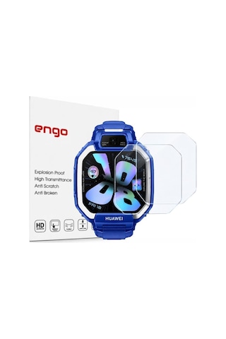 Huawei Watch Kids X1 İle Uyumlu Ekran Koruyucu Nano Parlak Çizilmeye Dayanıklı 2 Adet