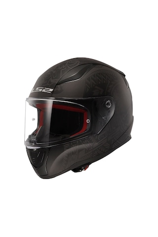 Ls2 Rapid Takaroa Kapalı Kask Mat Siyah