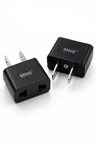 M007 Amerikan Priz Dönüştürücü/2 Adet-türk Fişi Amerikan Sistemine Çeviren Adaptor Fiş
