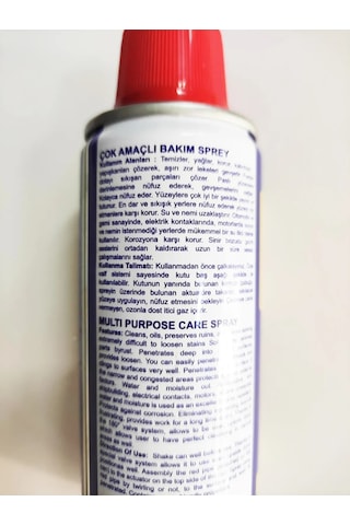 Br-40 Çok Amaçlı Bakım Spreyi Pas Sökücü Yağlayıcı Temizleyici 200 ML