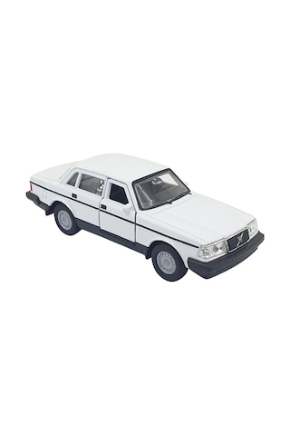 1:32 Volvo 240 Gl Çek Bırak -araba - 43784-beyaz Beyaz
