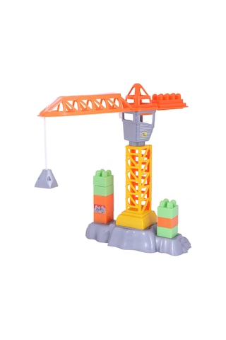 Ogi Mogi Toys İnşaat Bloklar ve Vinç 44 Parça